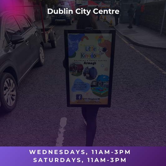 Place your ad in front of thousands in Dublin City Centre, 720 Ad Plays